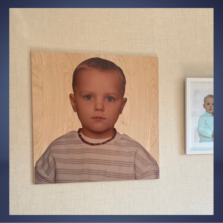 Stiklinė nuotrauka su mediniu stoveliu - Image 6