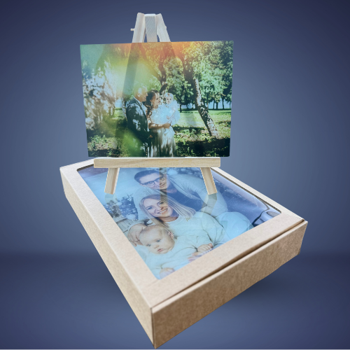 Stiklinė nuotrauka su mediniu stoveliu - Image 4